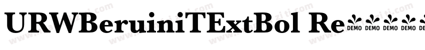 URWBeruiniTExtBol Re字体转换